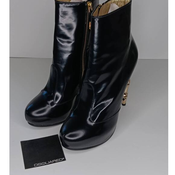 Dsquared Ankle Bootie Women's Size 39 5" Heel - Picture 6 of 16